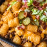 Cheeseburger Tater Tot Casserole