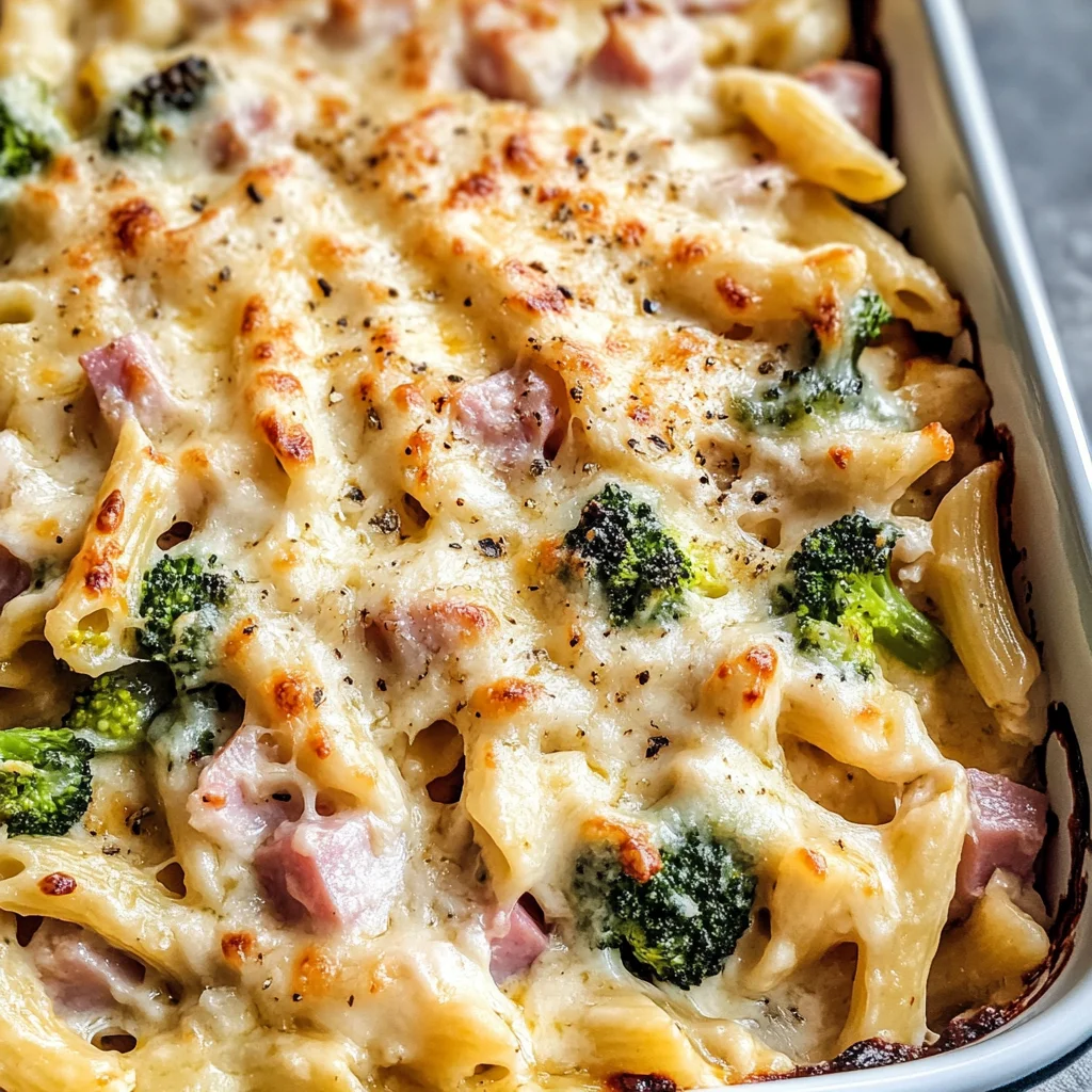 Chicken Cordon Bleu Pasta Bake