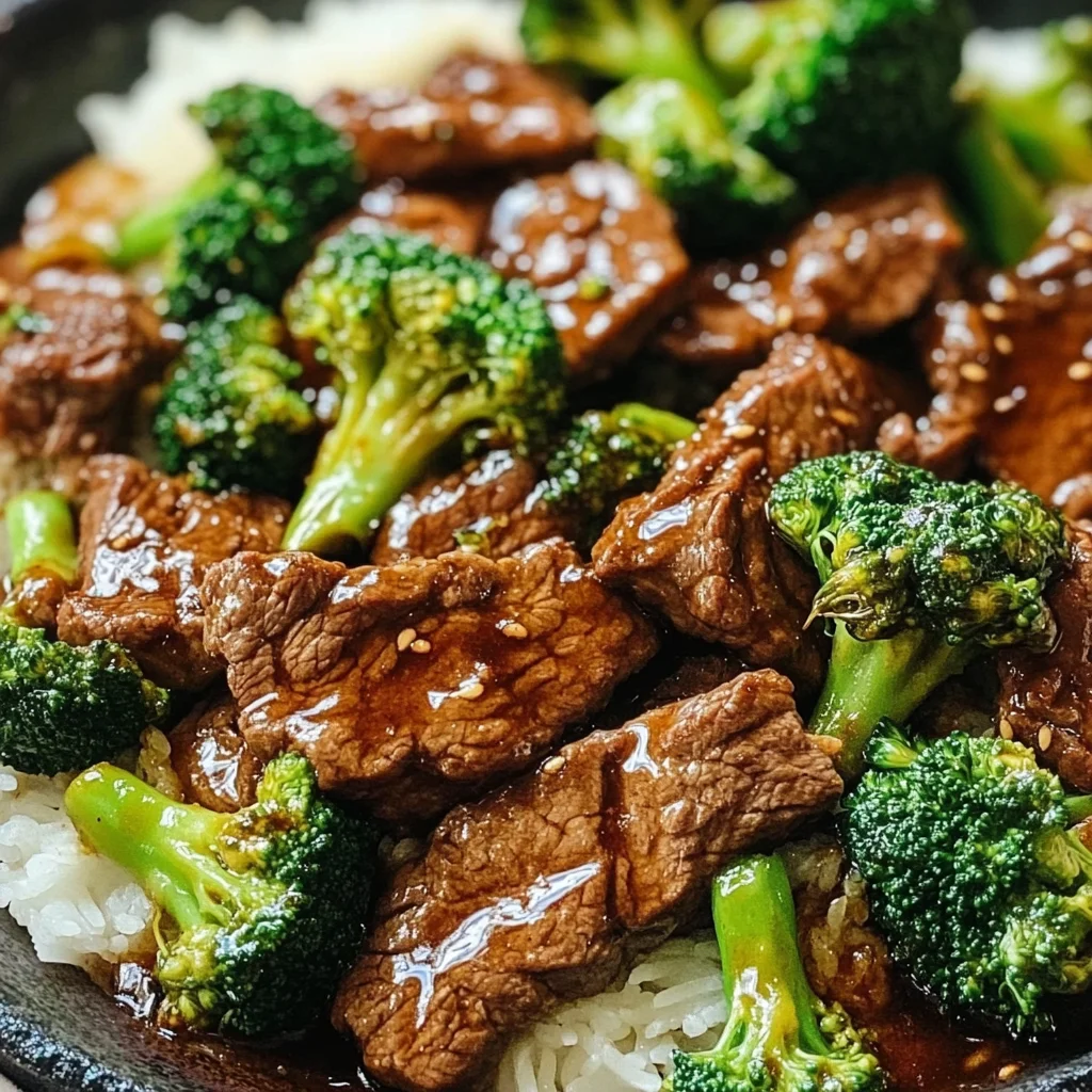 Chinese Beef and Broccoli (牛肉炒西兰花)