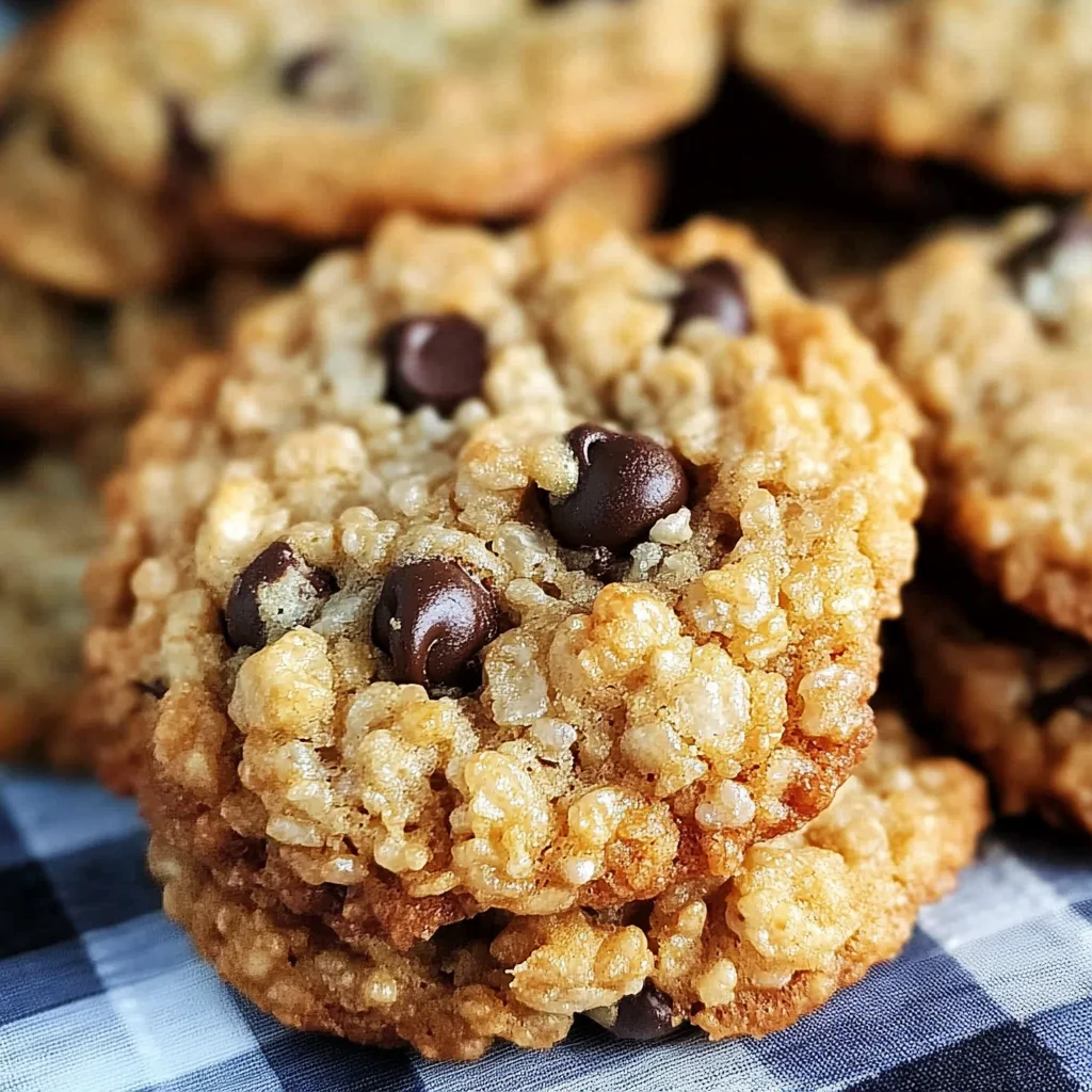Chocolate Chip Rice Krispie Cookies