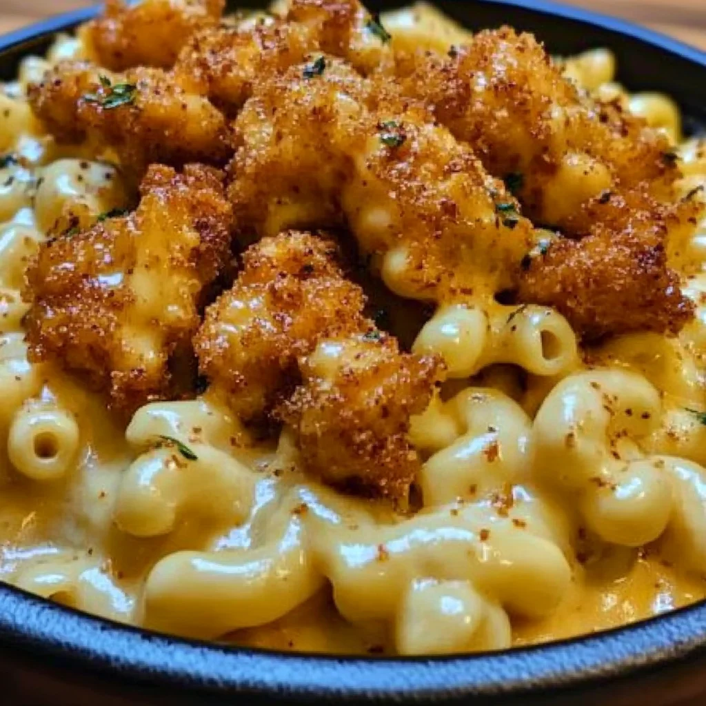 Creamy Honey Pepper Chicken Mac and Cheese Delight
