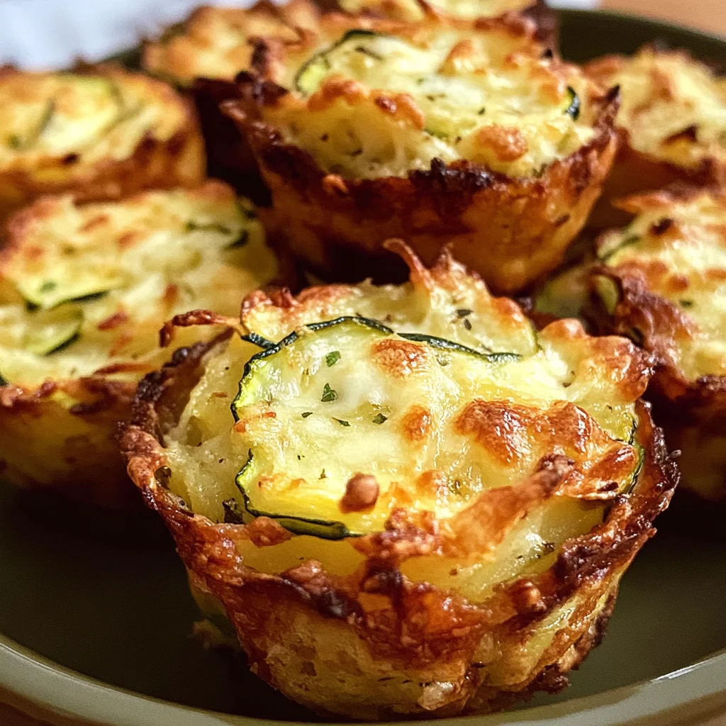 Crispy Potato Zucchini Cups