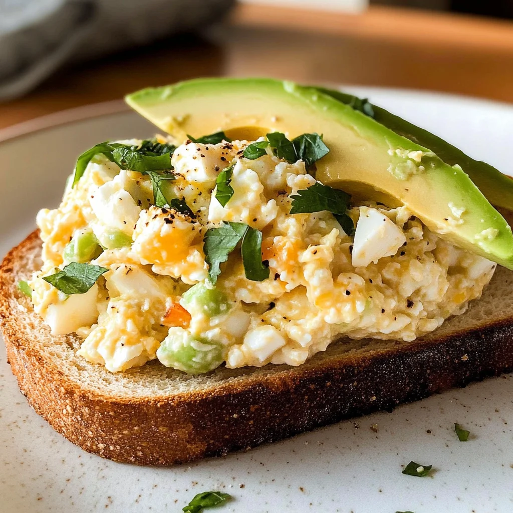 Egg Salad with Cottage Cheese - no mayo!