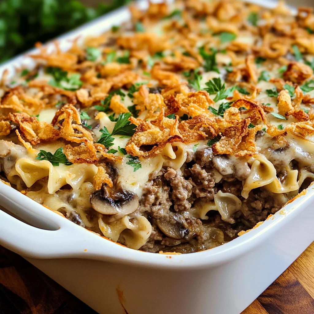 French Onion Beef Casserole