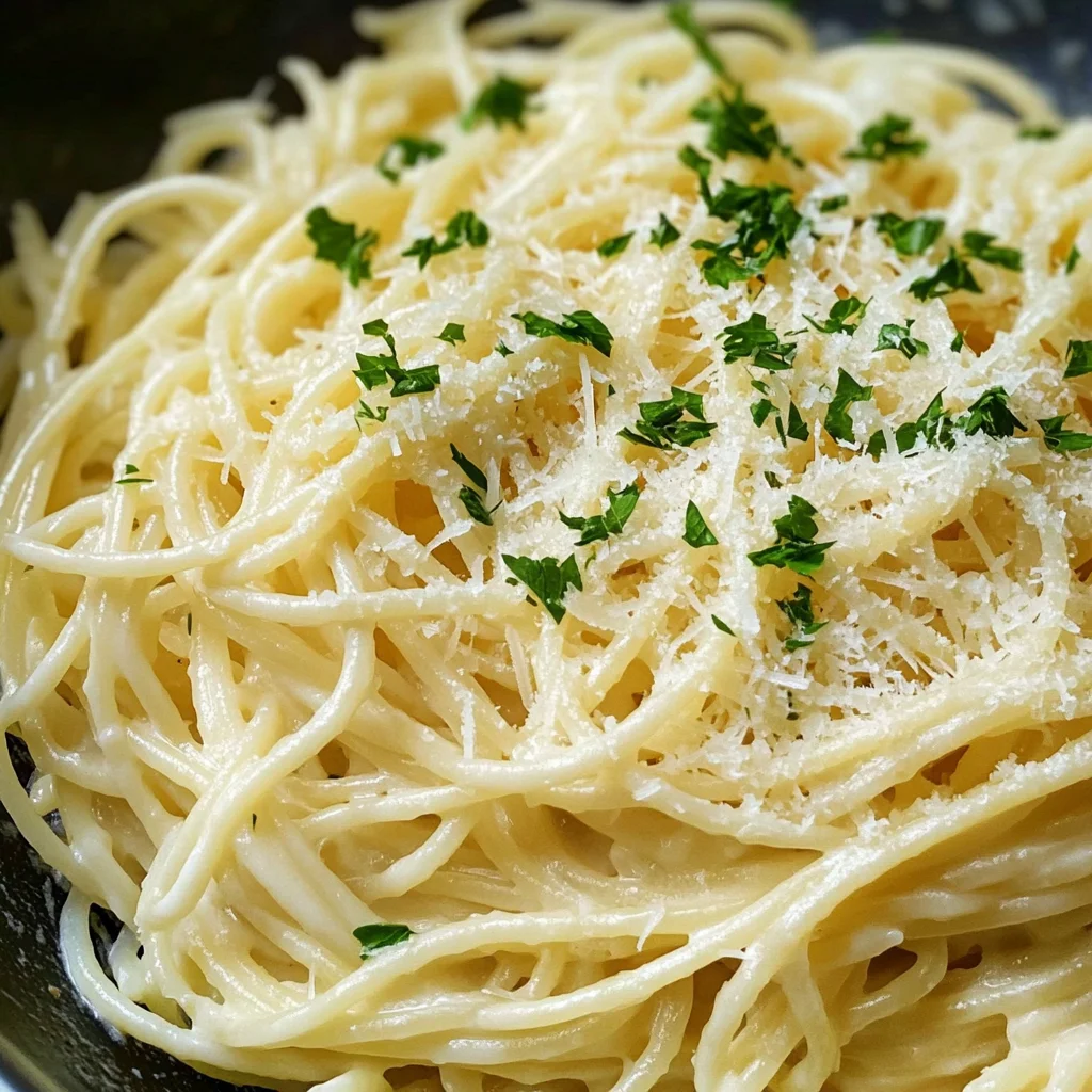 Garlic Parmesan Pasta (One Pot!)