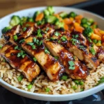 Honey BBQ Chicken & Rice