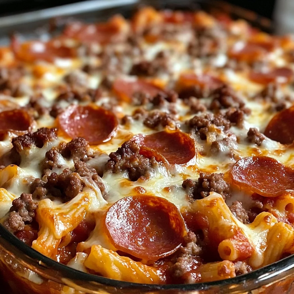 Meat Lovers Pizza Casserole Recipe