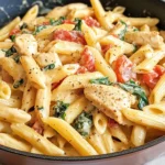 One Pot Creamy Chicken Pasta