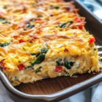 Vegetarian Hashbrown Breakfast Casserole