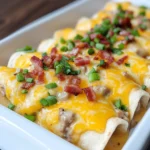 Breakfast Enchiladas with Sausage Gravy