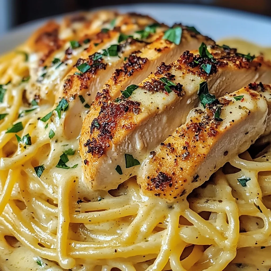 Creamy Cajun Chicken Spaghetti with Mozzarella Sauce