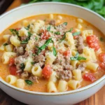 Creamy Parmesan Italian Sausage Soup