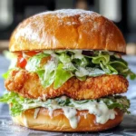 Crispy Chicken Caesar Sandwich Recipe