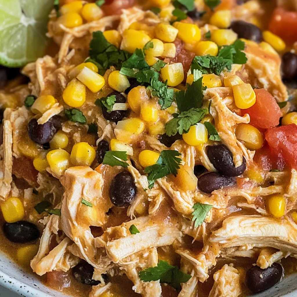 Crock Pot Fiesta Chicken