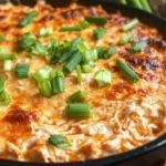 Healthier Buffalo Chicken Dip with Cottage Cheese