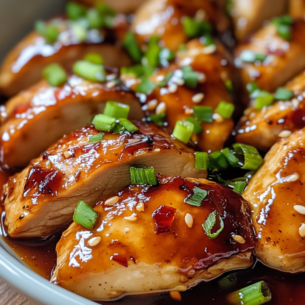 Honey Garlic Chicken Breasts