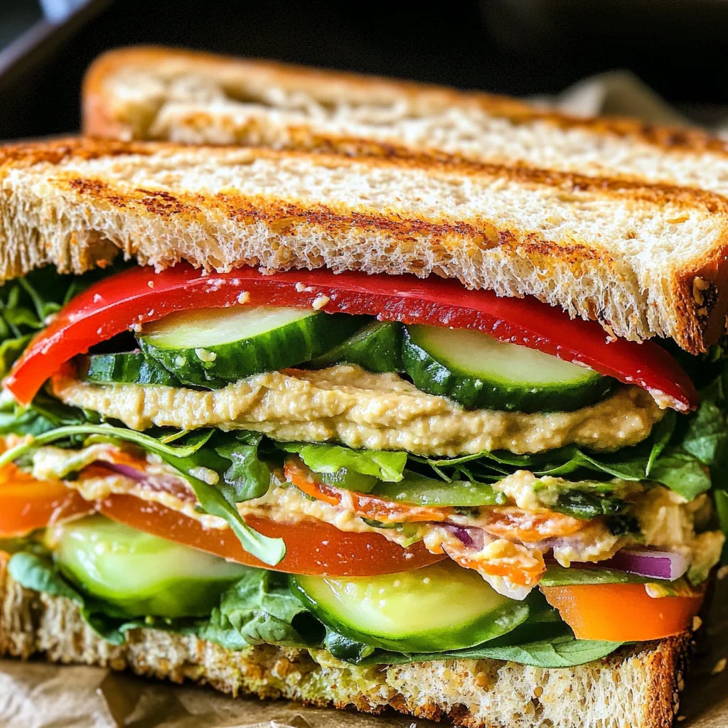 Laura's Fresh Veggie Sandwich