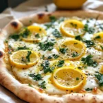 Lemon Pizza with Fresh Herbs