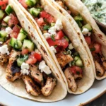 Mediterranean Chicken Tacos