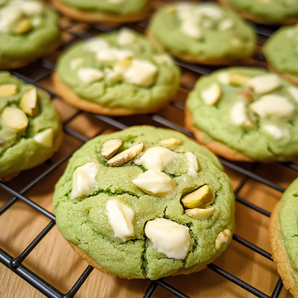 Pistachio Pudding Cookies