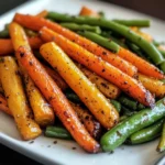 Roasted Carrots Green Beans
