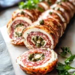 Salami Cream Cheese Roll