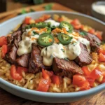 Steak Queso Rice