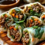Thai Basil Beef Rolls – Fresh Thai Flavors in Every Bite