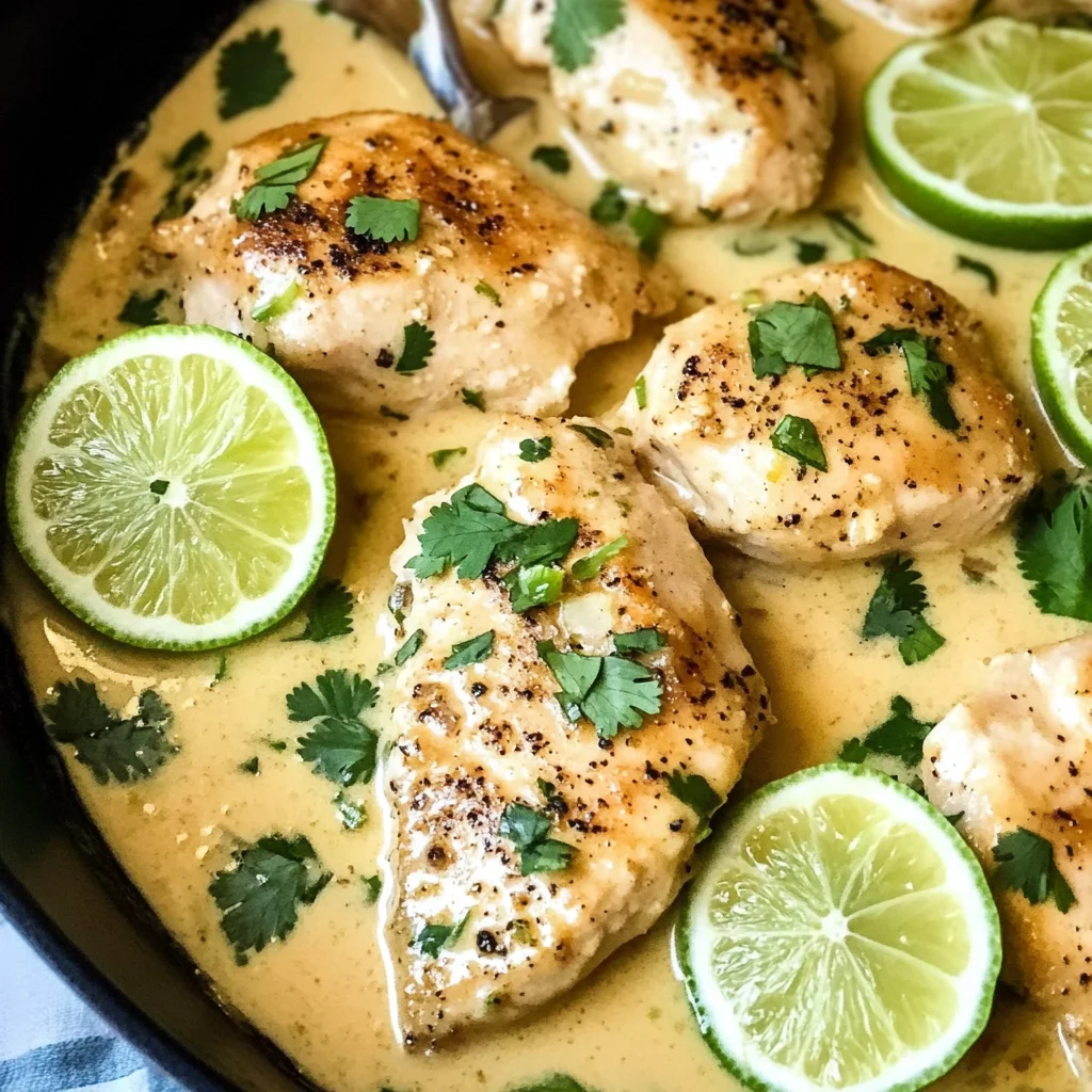 30-Minute Creamy Coconut Lime Chicken (Breasts or Thighs)