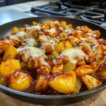 BBQ Chicken Potato Skillet