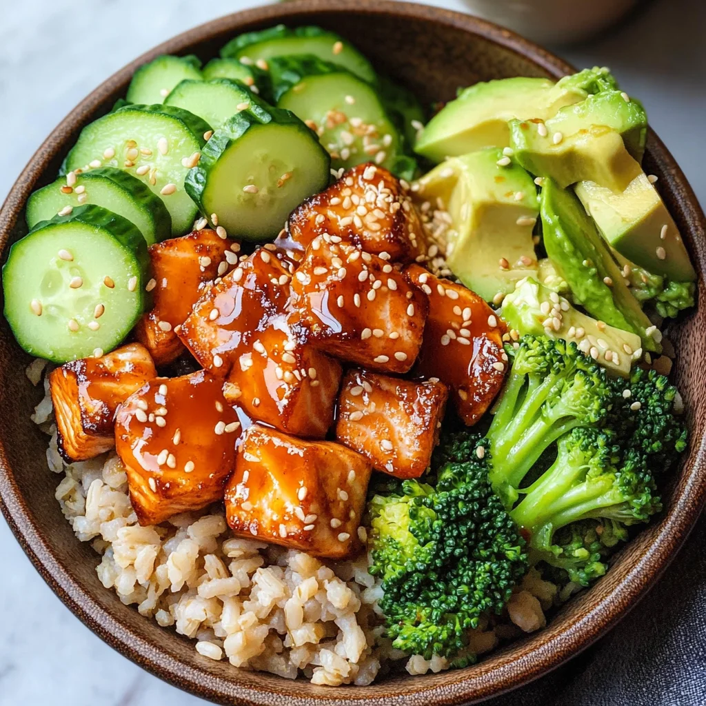 Crispy Bang Bang Salmon Bites Bowls