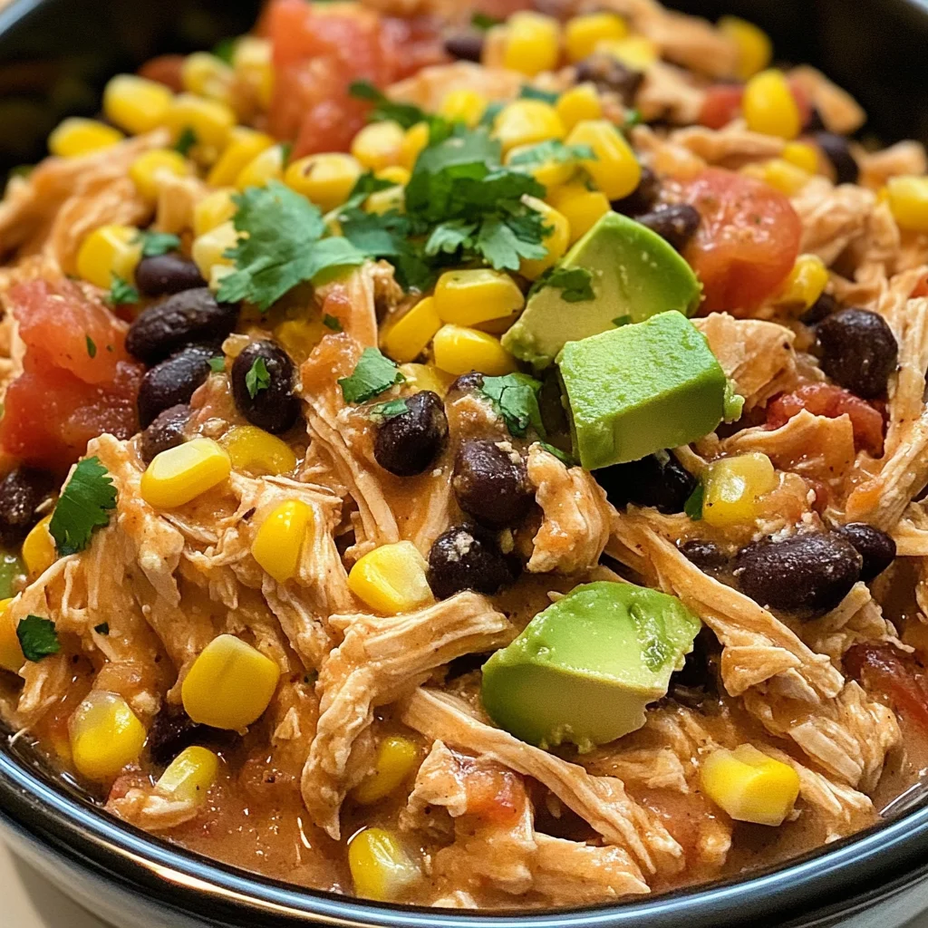 Crock Pot Fiesta Chicken