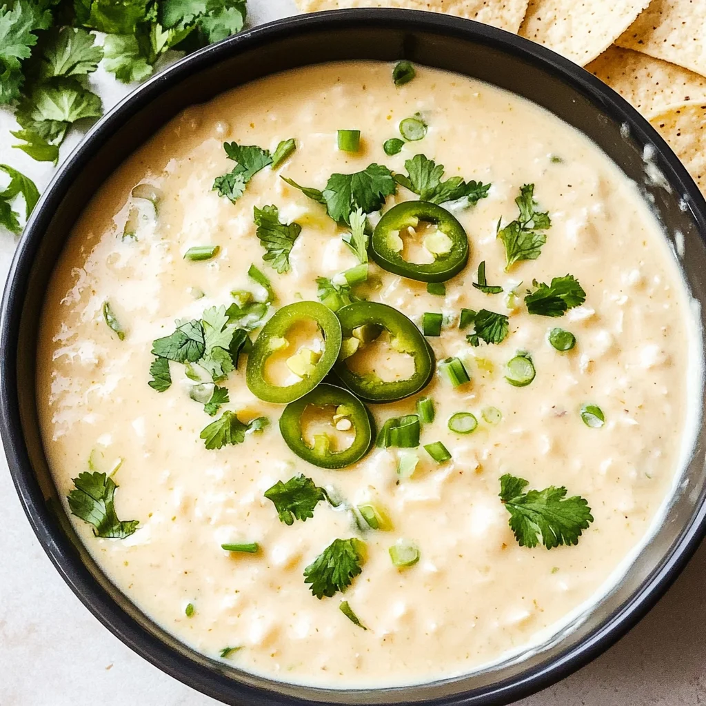 Crockpot White Queso Dip