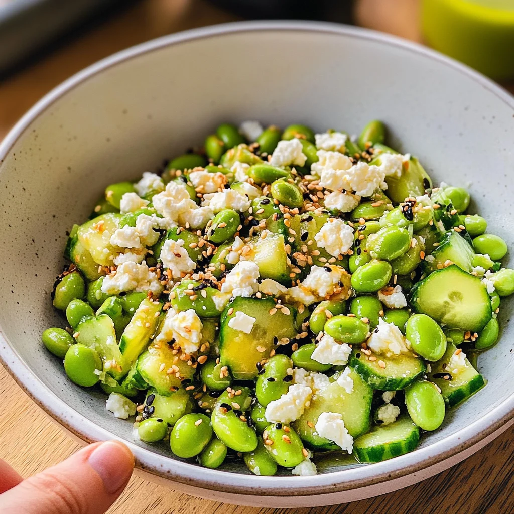 Cucumber Edamame Salad