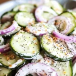 Cucumber Everything Bagel Salad