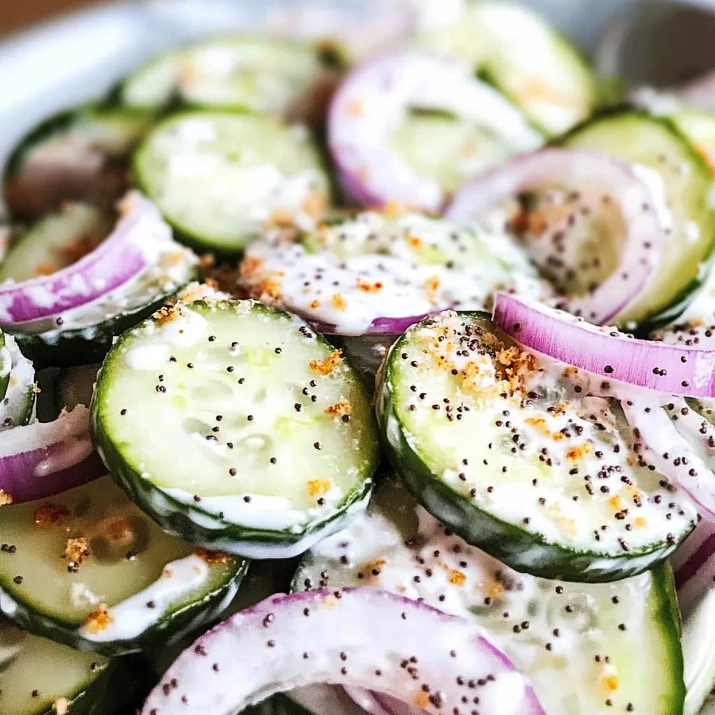 Cucumber Everything Bagel Salad