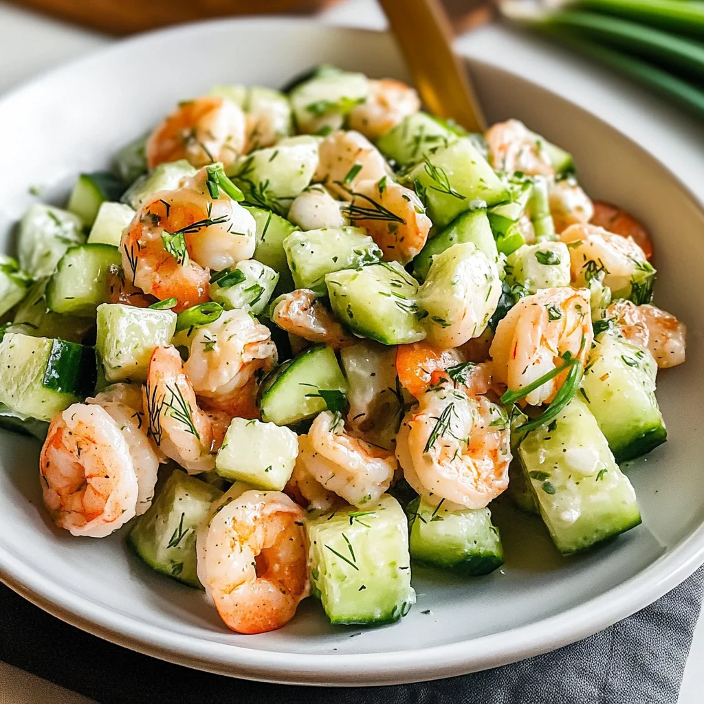 Cucumber Shrimp Salad