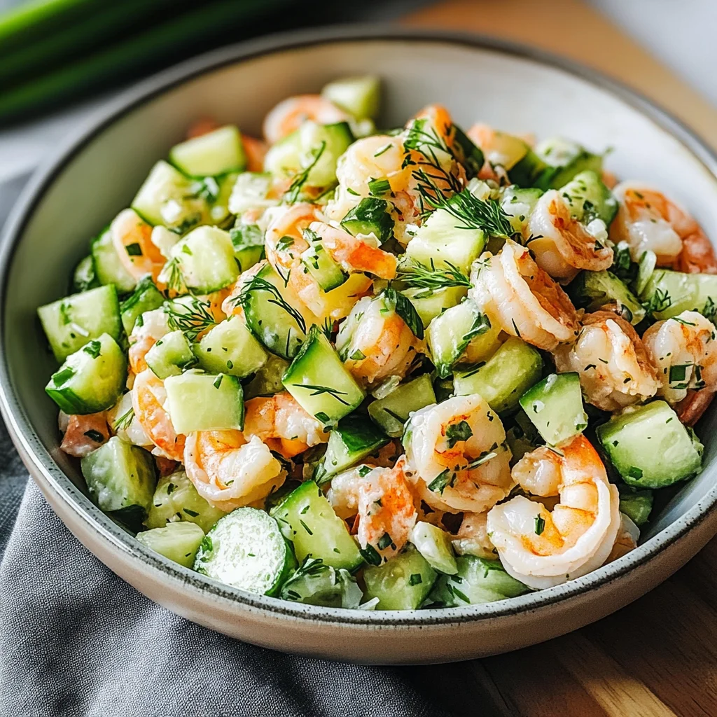 Cucumber Shrimp Salad