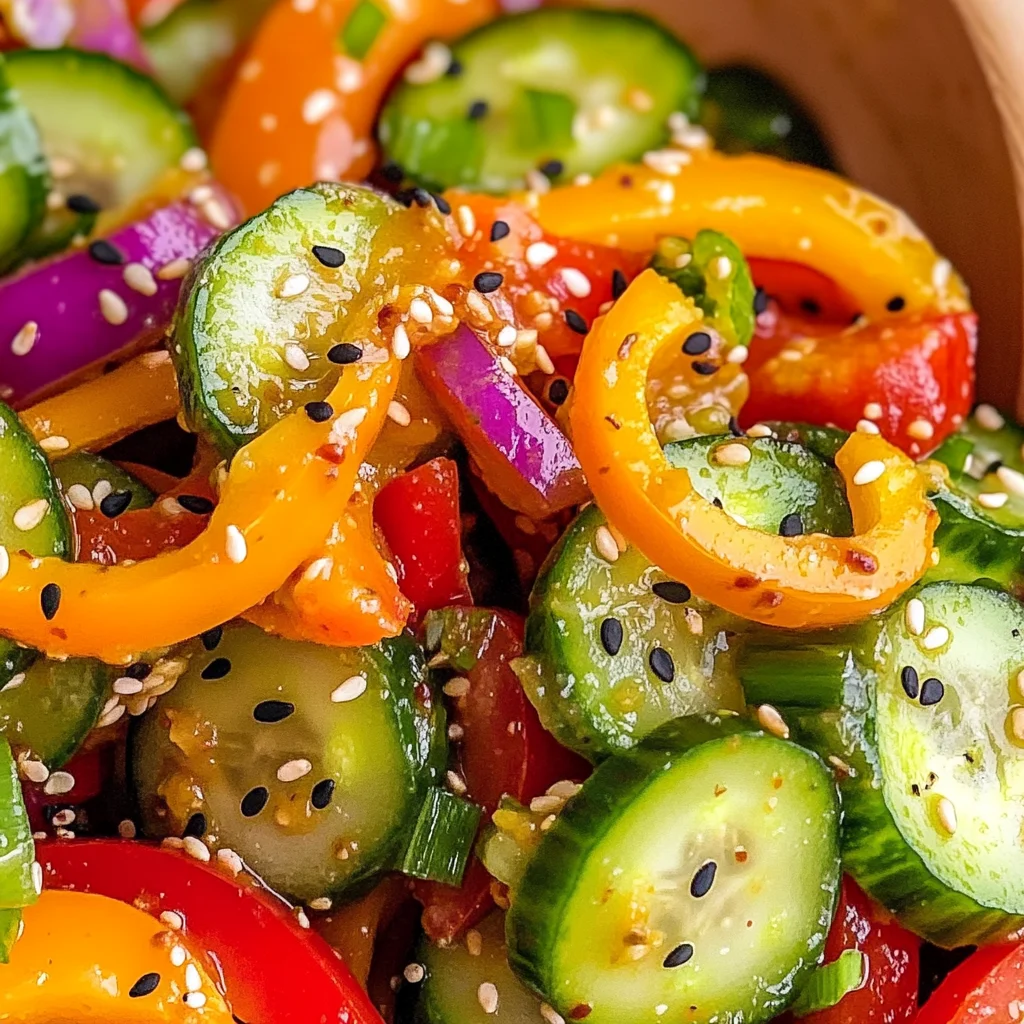 Cucumber and Sweet Pepper Salad