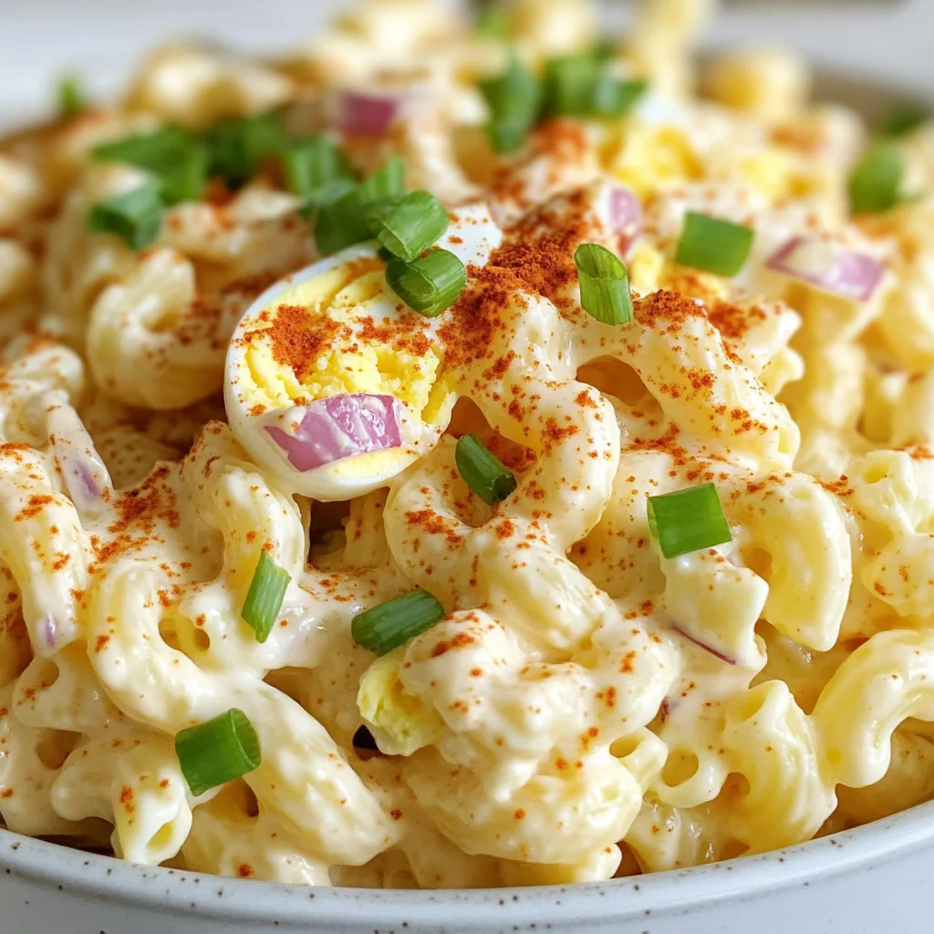 Deviled Egg Pasta Salad