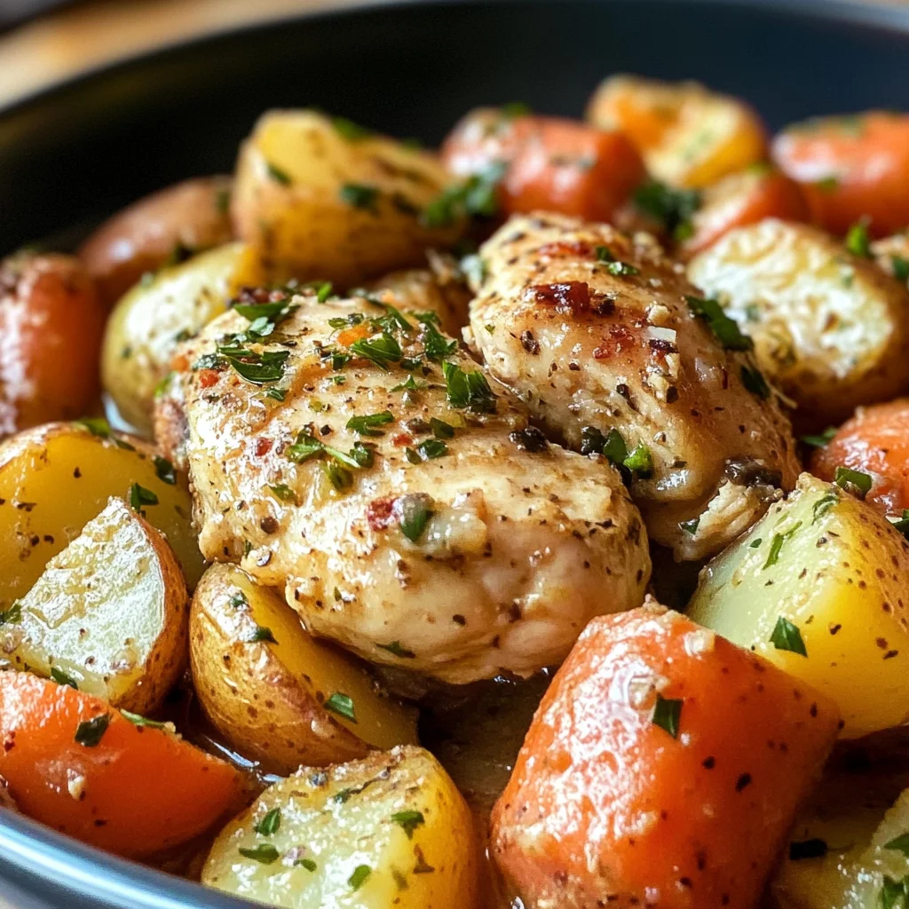 Garlic Butter Chicken Crockpot Recipe: 6-Hour Magic for Tender Bliss