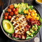 Grilled Chicken Cobb Salad with Honey Dijon {Paleo, Whole30 Option}