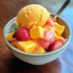 Mango Strawberry Sorbet
