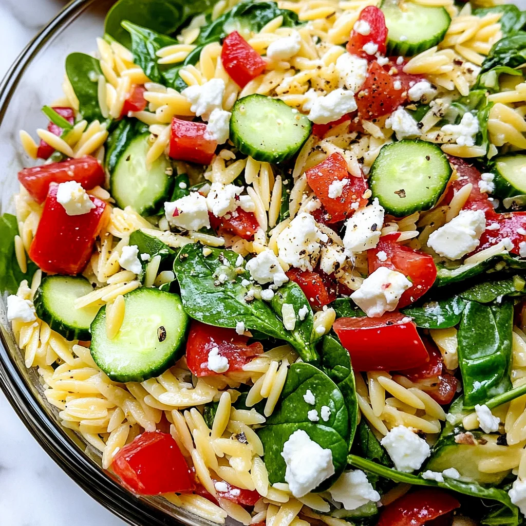 Mediterranean Orzo Salad Recipe