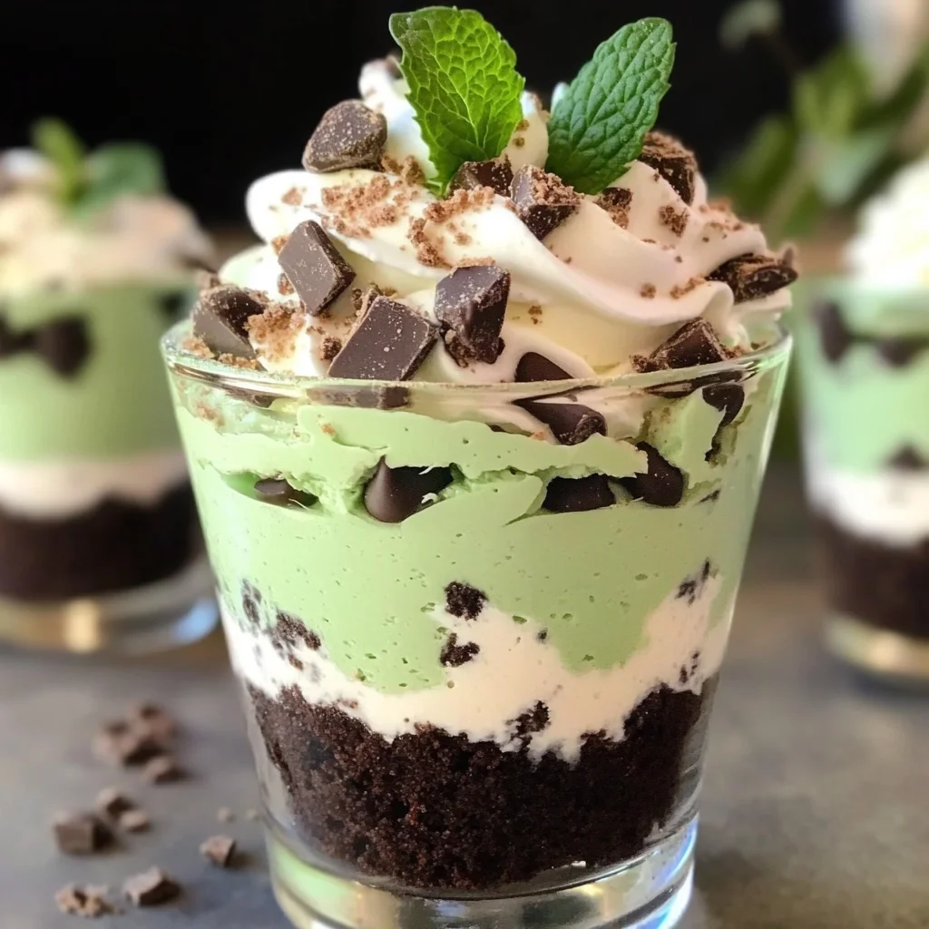 Mint Chocolate Chip No Bake Cheesecake