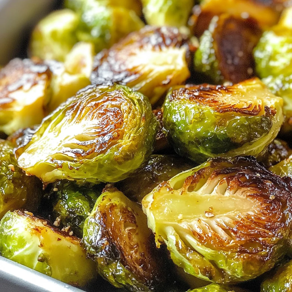 Oven Roasted Brussels Sprouts (Crispy & Easy)