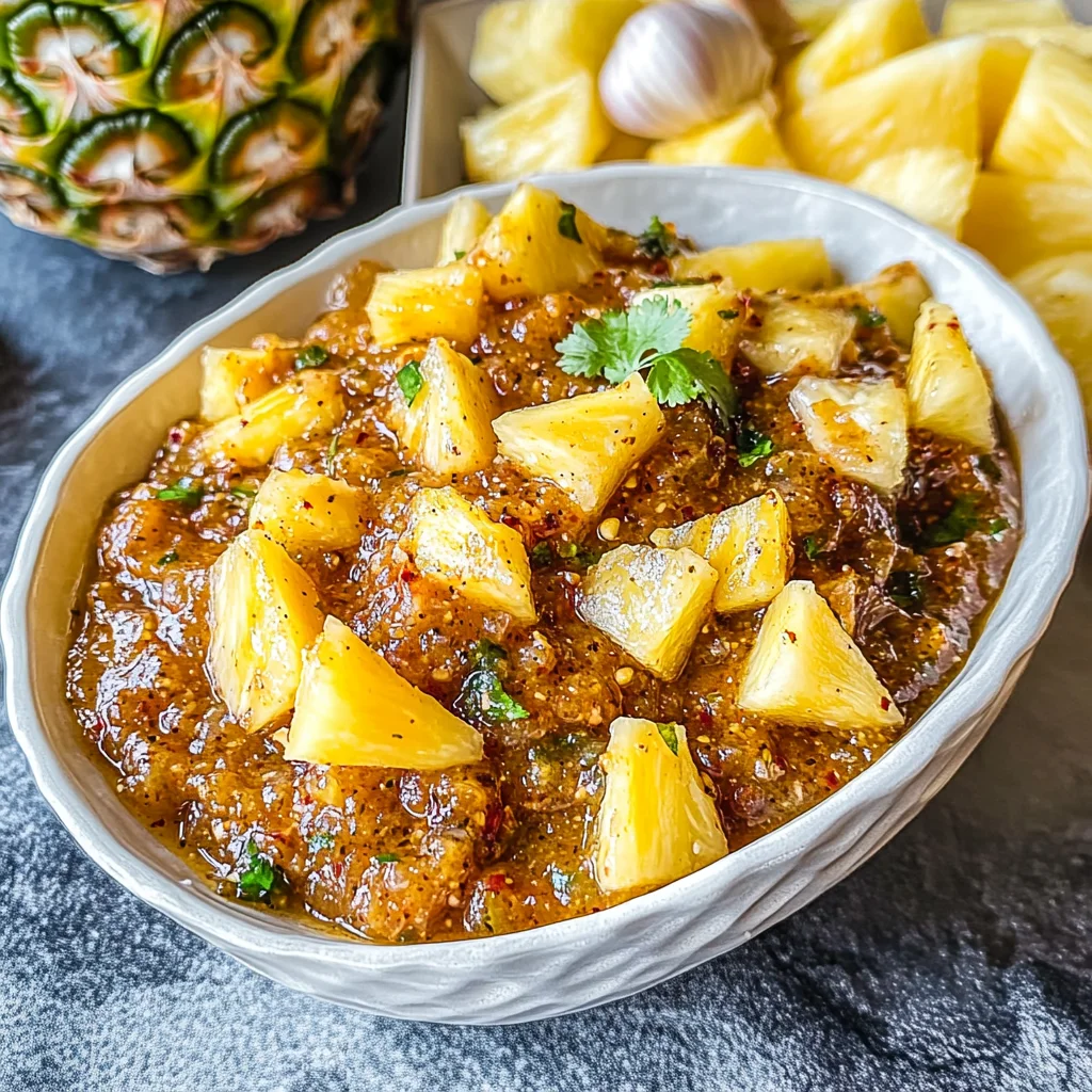 Pineapple Chipotle Salsa