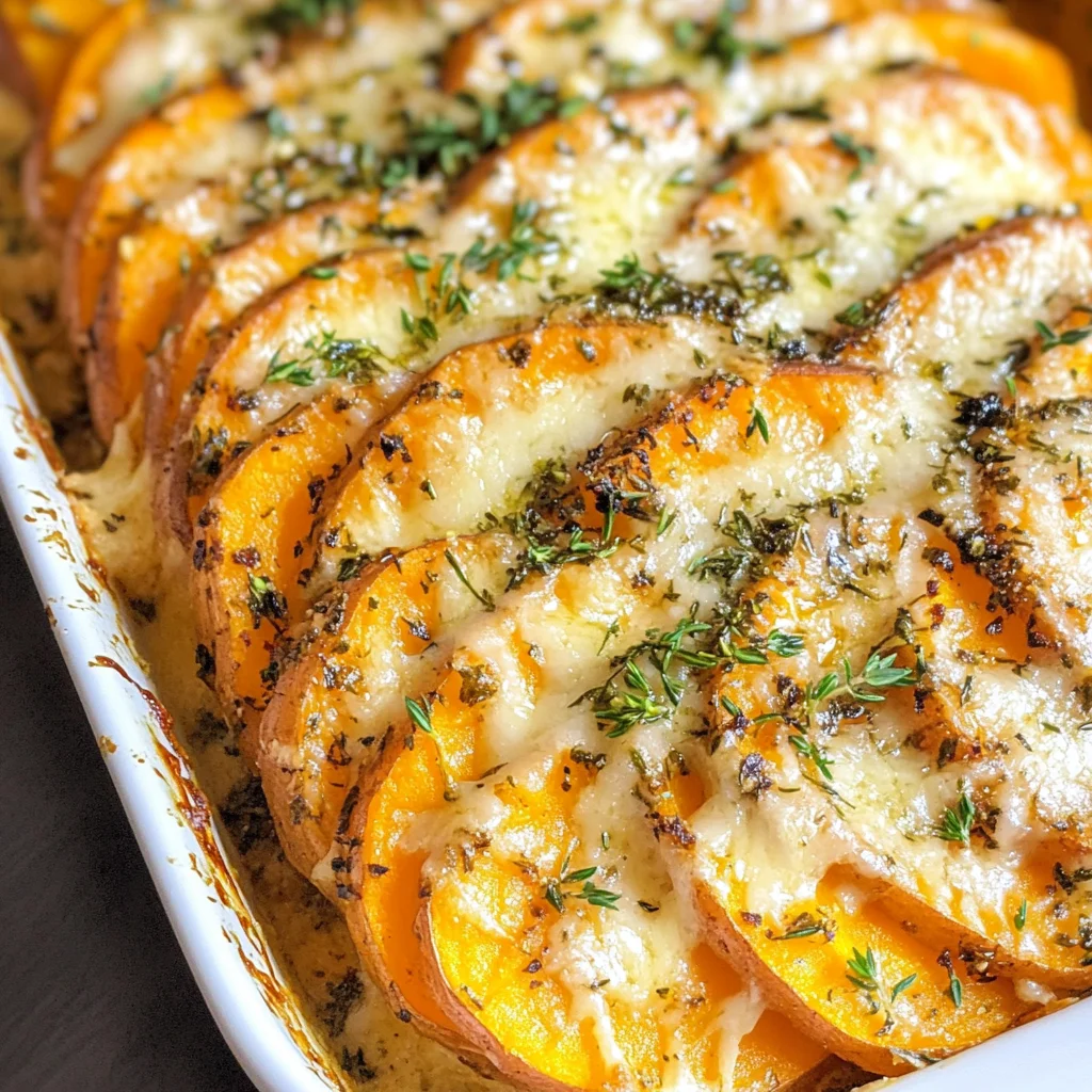 Sweet Potatoes Au Gratin Recipe