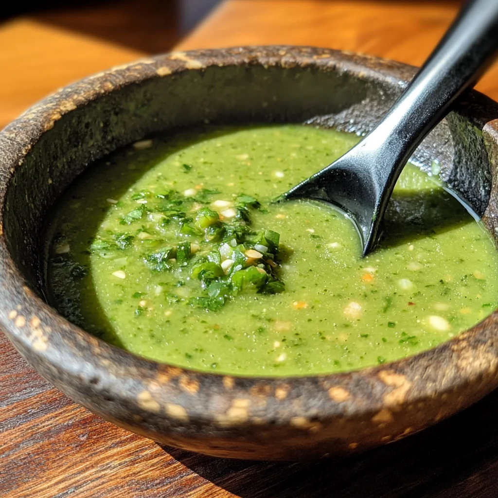 The Ultimate Taco Truck Green Sauce Recipe
