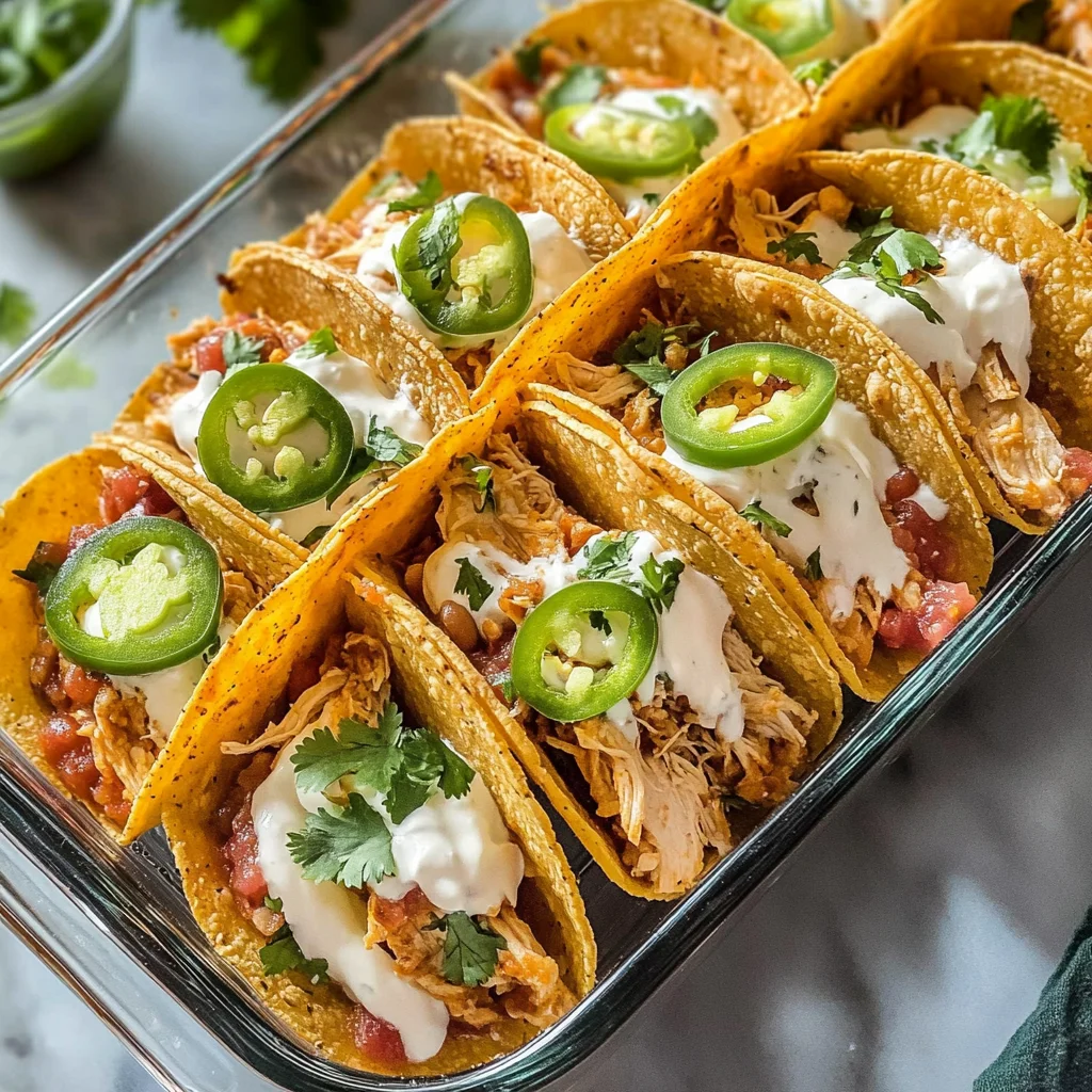Baked Chicken Tacos Recipe